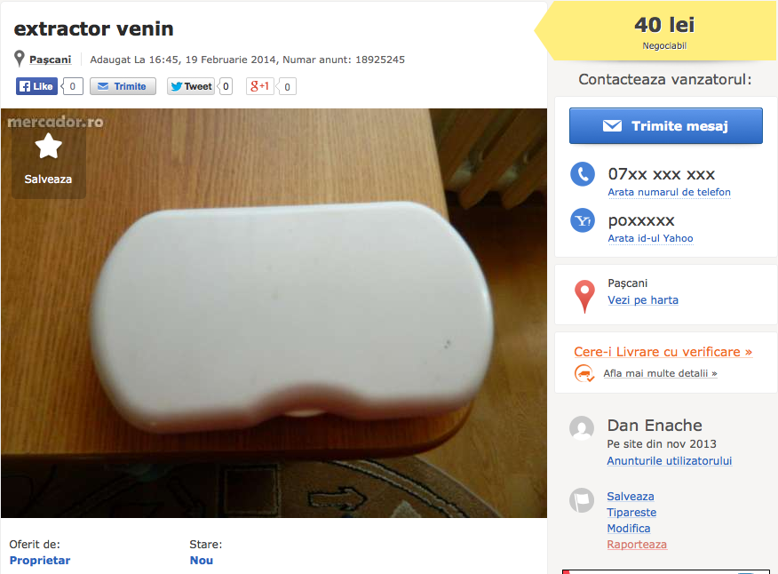 extractor venin